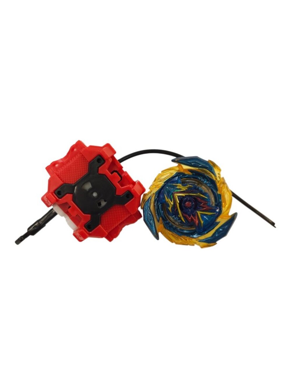 Beyblade Brave Valkryie Burst Surge Superking B-163 Red Ripcord Launcher Hasbro